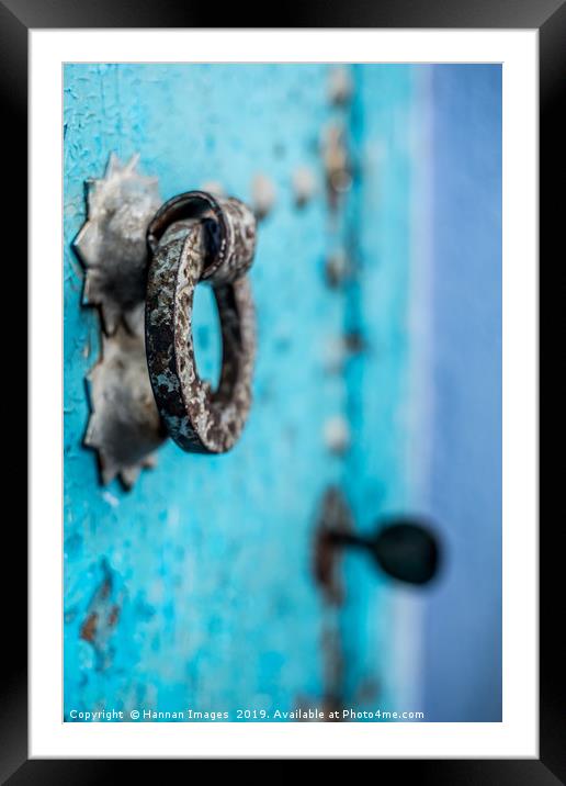 Lock and key Framed Mounted Print by Hannan Images