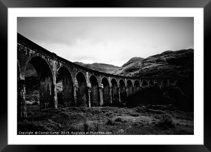 Glenfinnan Viaduct Framed Mounted Print by Connor Carter