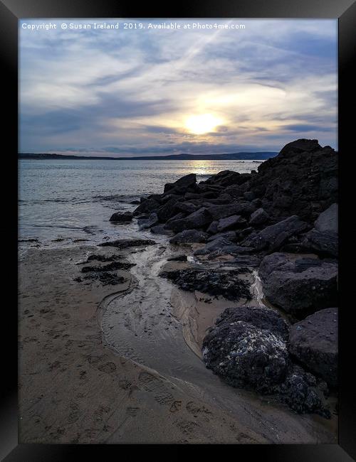 Godrevy Beach Framed Print by Susan Ireland