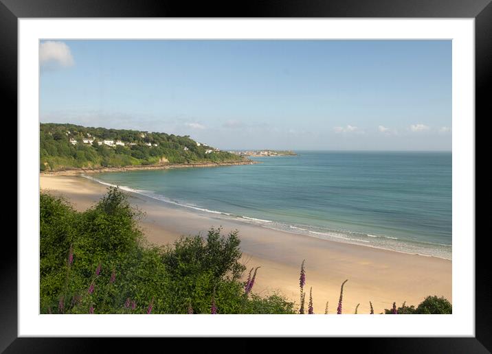  Carbis bay Cornwall Framed Mounted Print by kathy white