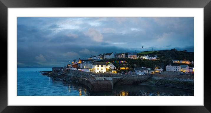 Ship Inn Porthleven Cornwall Framed Mounted Print by kathy white