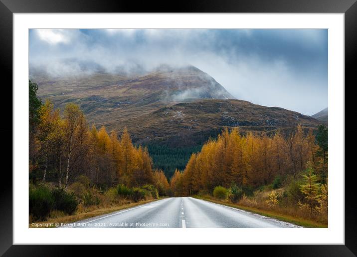 The Road To Ben Nevis Framed Mounted Print by Lrd Robert Barnes