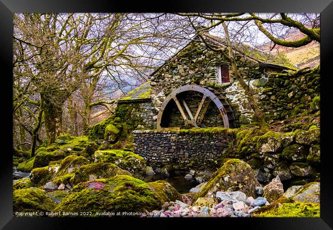 The Hidden Watermill Framed Print by Lrd Robert Barnes