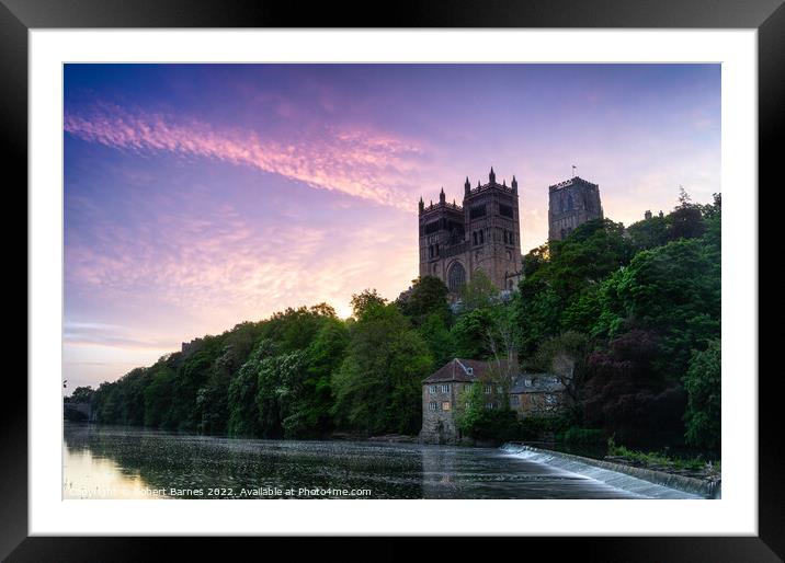 Durham Cathedral at Dawn Framed Mounted Print by Lrd Robert Barnes