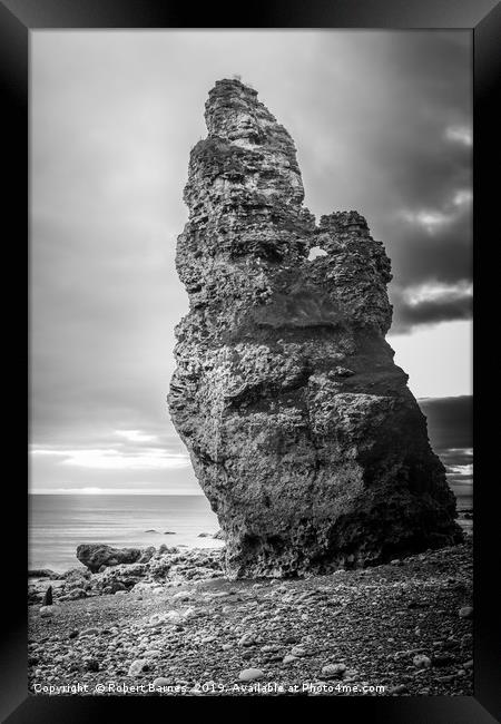 The Rock Framed Print by Lrd Robert Barnes