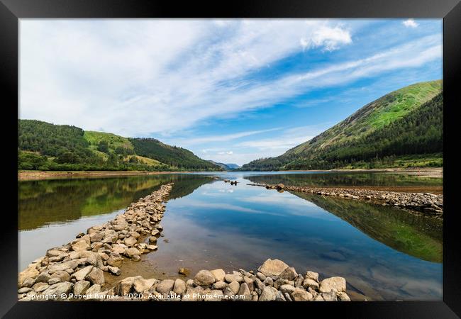 Reflections At Thirlmere Lake Framed Print by Lrd Robert Barnes