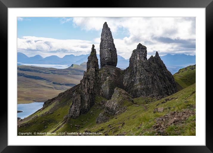 The Old Man of Storr Framed Mounted Print by Lrd Robert Barnes
