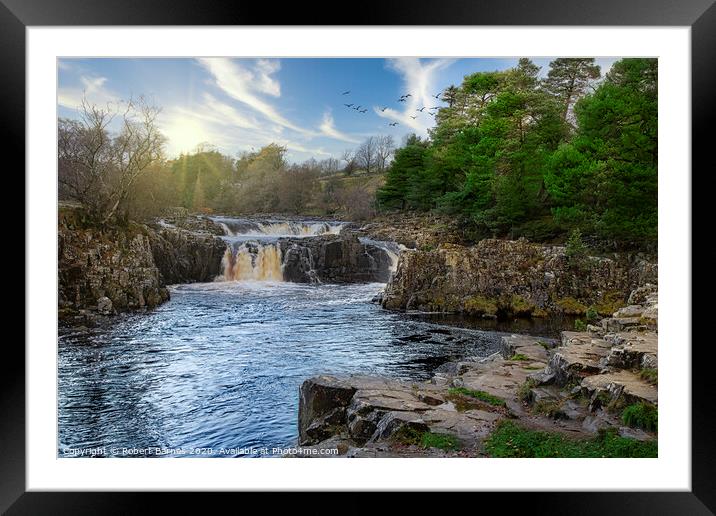 Low Force - Durham Framed Mounted Print by Lrd Robert Barnes