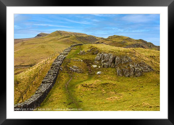 Hadrian's Wall  Framed Mounted Print by Lrd Robert Barnes