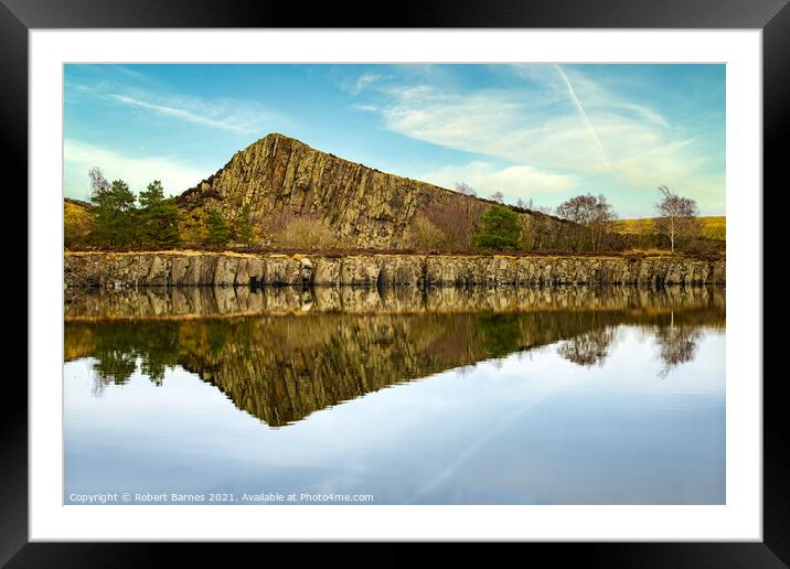 Cawfield Quarry Framed Mounted Print by Lrd Robert Barnes