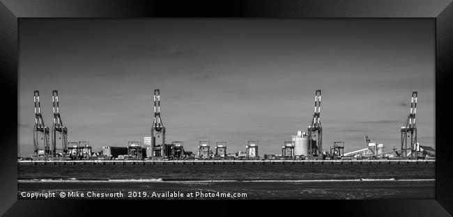 Liverpool Docks Framed Print by Mike Chesworth