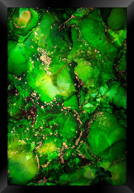 Green Water Framed Print by Steffen Gierok-Latniak
