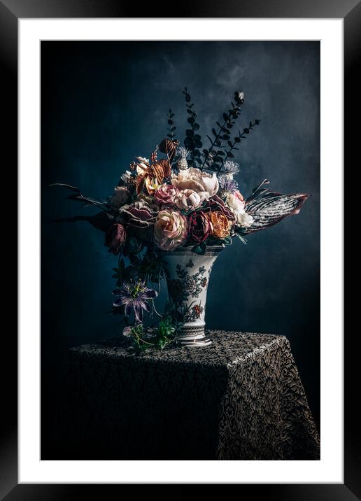 Flowers potpourris Framed Mounted Print by Steffen Gierok-Latniak