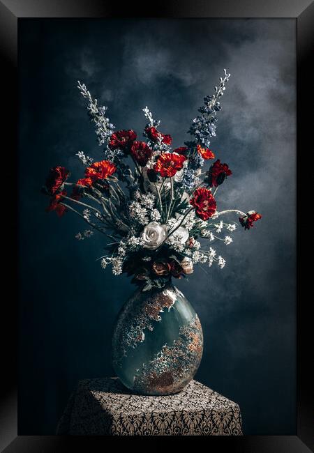 Poppies Stillife Framed Print by Steffen Gierok-Latniak