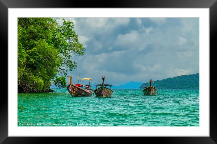 Secluded Paradise on Andaman Sea Framed Mounted Print by Dominic Shaw-McIver