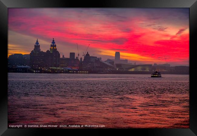 Ferry 'cross the Mersey Framed Print by Dominic Shaw-McIver