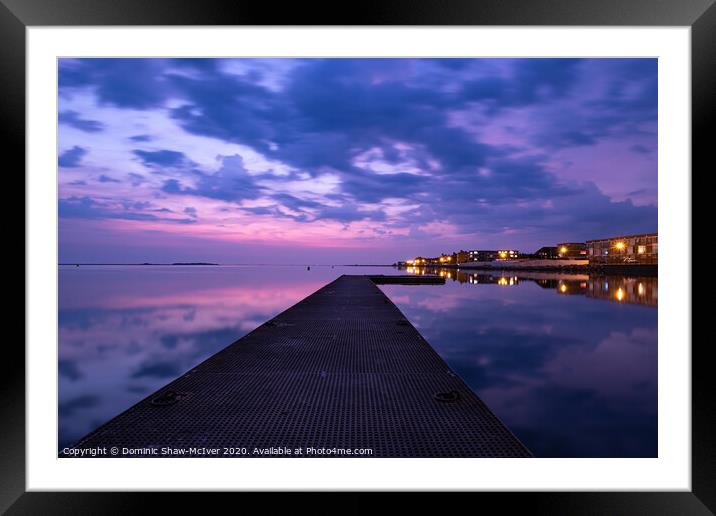 West Kirby Sunset Framed Mounted Print by Dominic Shaw-McIver