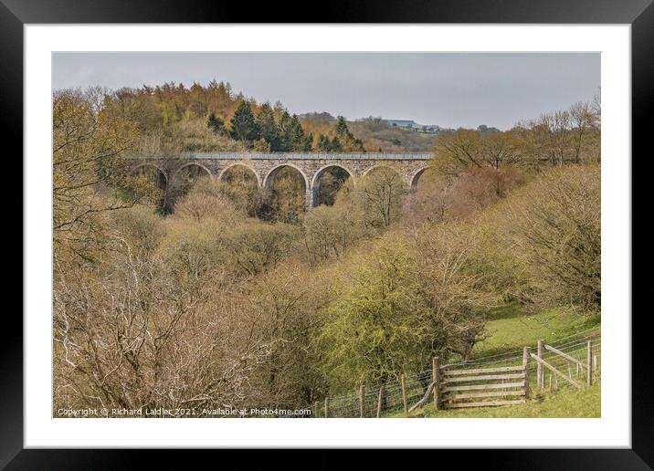 Cotherstone Viaduct Teesdale Framed Mounted Print by Richard Laidler