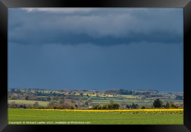 Approaching Storm Framed Print by Richard Laidler