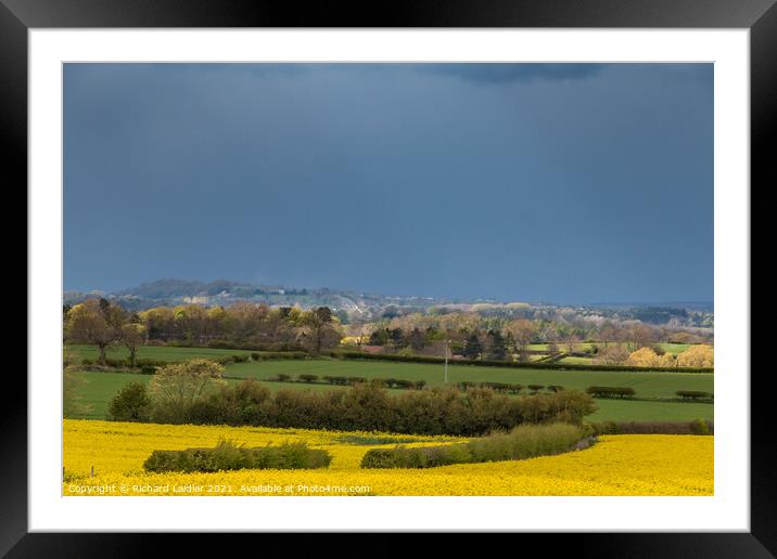 Storm over Bowes Framed Mounted Print by Richard Laidler