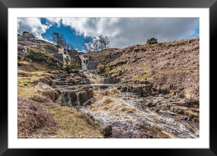 Blea Beck Force, Teesdale (2) Framed Mounted Print by Richard Laidler