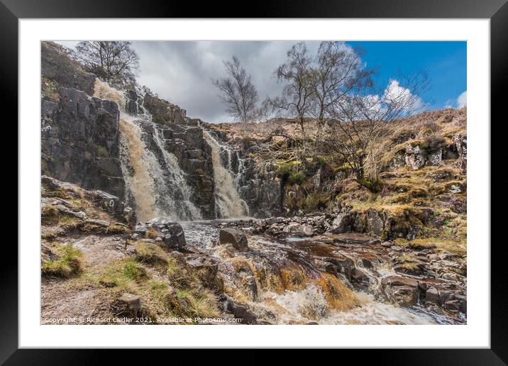 Blea Beck Force, Teesdale, Closeup Framed Mounted Print by Richard Laidler