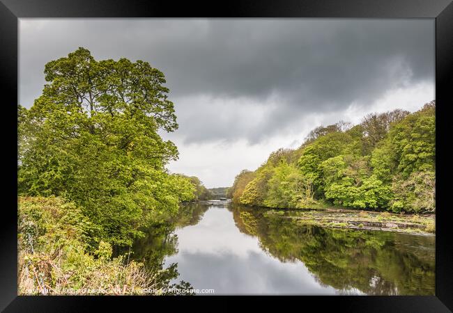 Wycliffe Spring Reflections  Framed Print by Richard Laidler