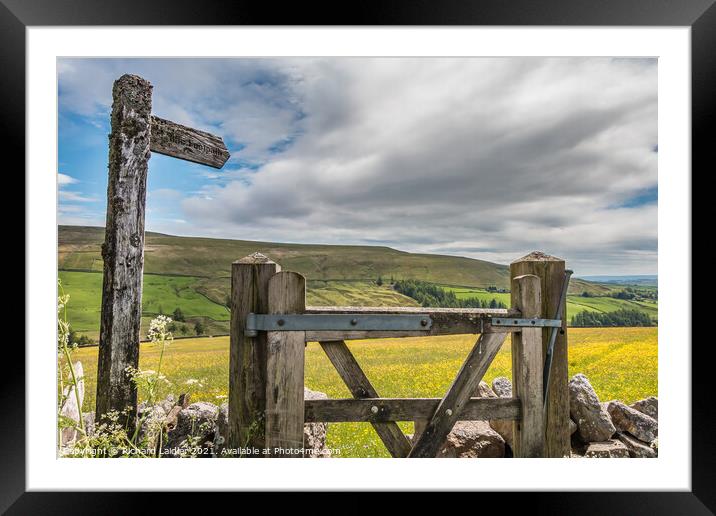 Gateway to the Meadow Framed Mounted Print by Richard Laidler