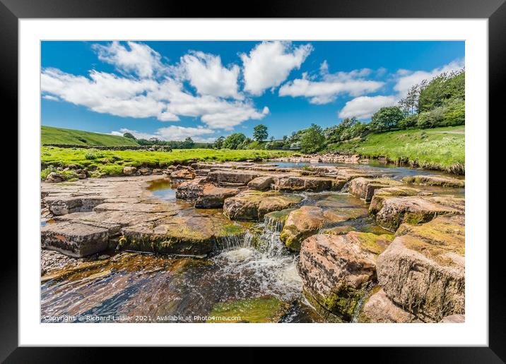 Sleightholme Beck at East Mellwaters, Teesdale  Framed Mounted Print by Richard Laidler