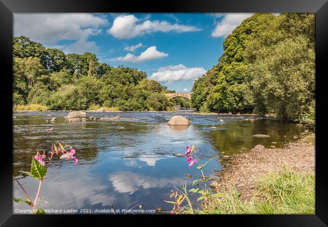 Winston Bridge Teesdale (1) Framed Print by Richard Laidler