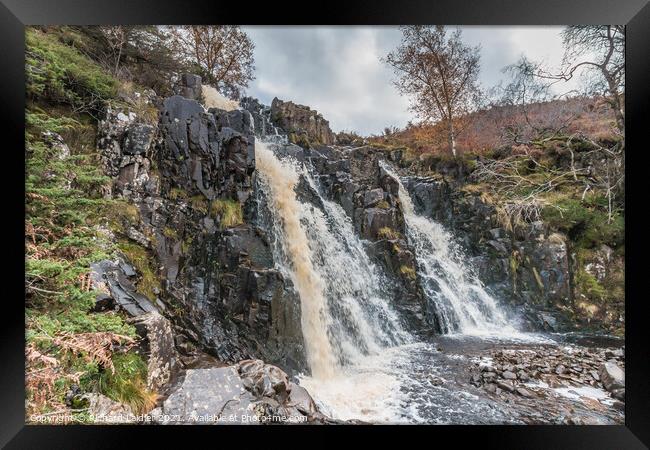 Autumn Brightness at Blea Beck Force, Teesdale Framed Print by Richard Laidler