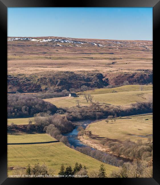 Holwick Fell from  Stonygill Head, Teesdale Framed Print by Richard Laidler