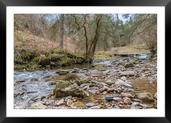 Hudeshope Beck near Middleton in Teesdale (1) Framed Mounted Print by Richard Laidler