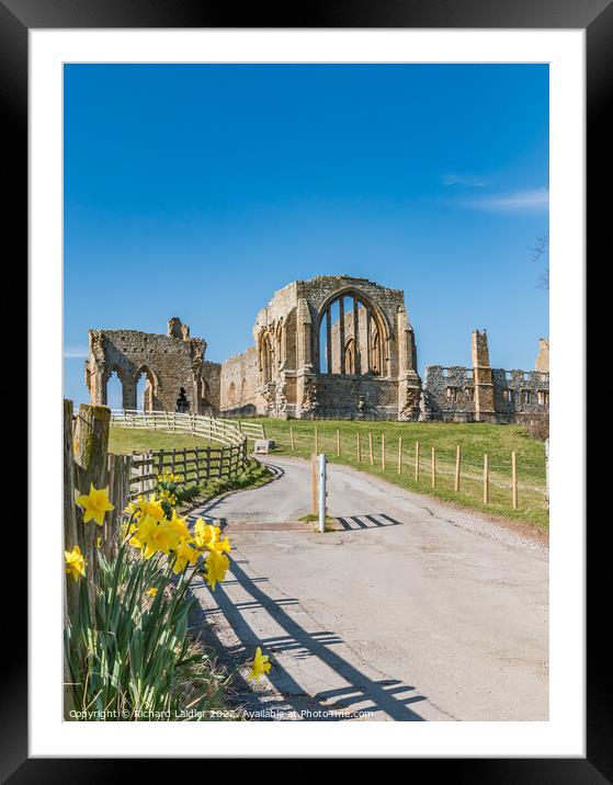 Egglestone Abbey Framed Mounted Print by Richard Laidler