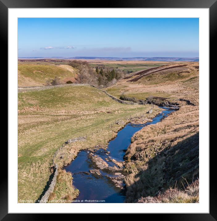 Over Trough Heads, Teesdale Framed Mounted Print by Richard Laidler