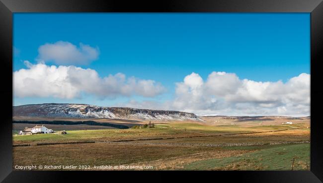 Birk Rigg, Cronkley Scar and Widdybank Fell, Teesdale Framed Print by Richard Laidler
