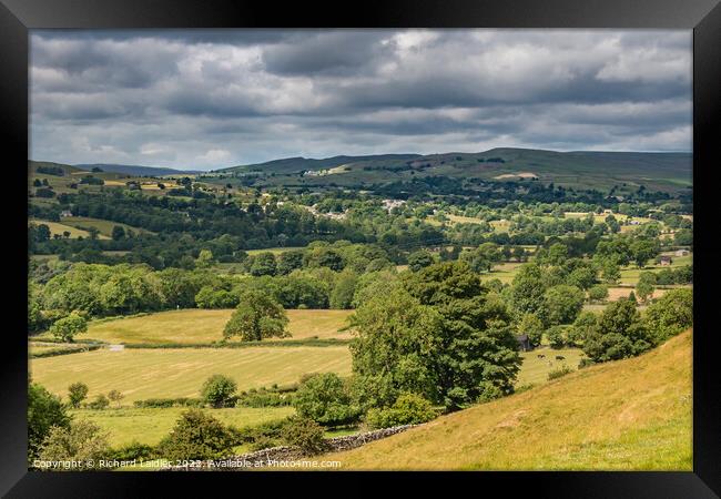 Mickleton and Lunedale from Eggleston Framed Print by Richard Laidler