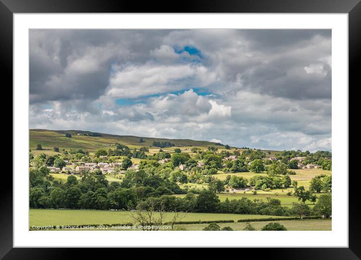 Mickleton from Egglesburn, Teesdale Framed Mounted Print by Richard Laidler