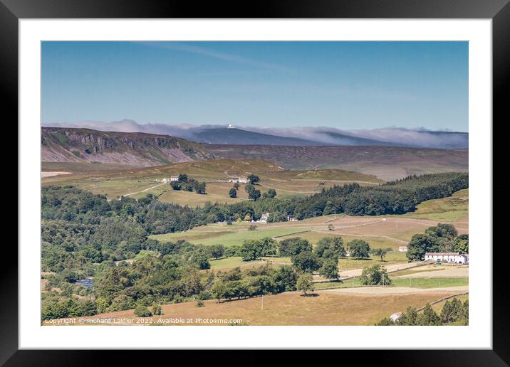 Cloud Inversion, Great Dun Fell, North Pennines Framed Mounted Print by Richard Laidler