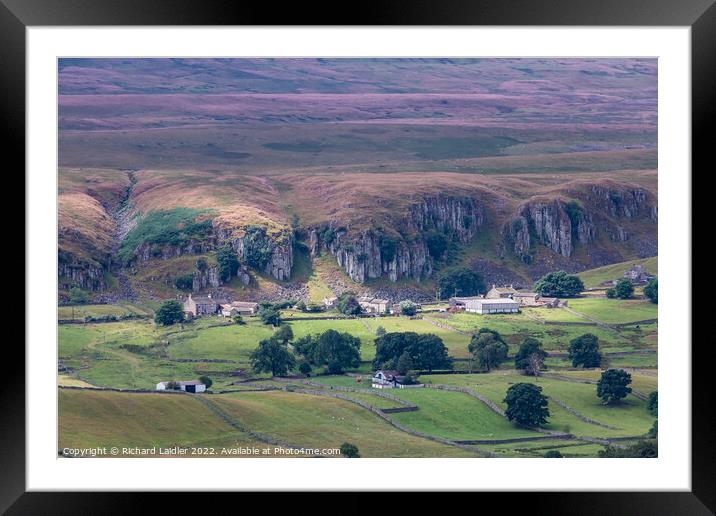 Spotlight on Holwick, Teesdale Framed Mounted Print by Richard Laidler