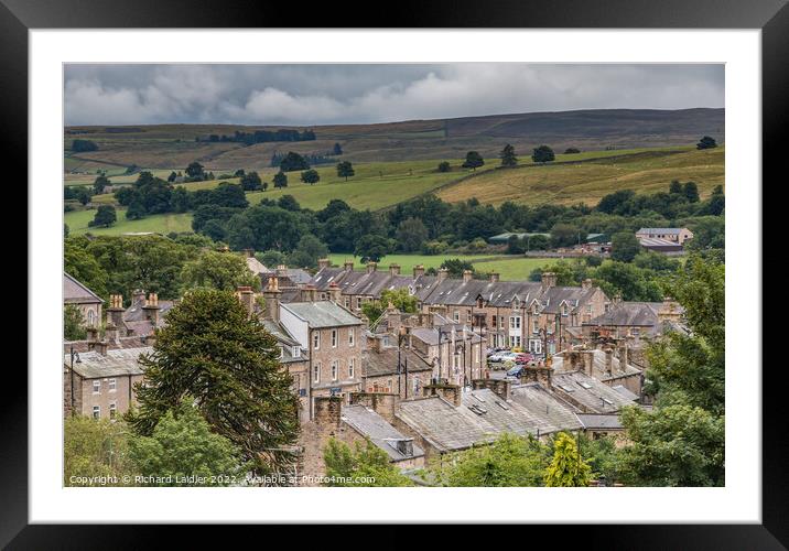 A Damp Day in Middleton-in-Teesdale (3) Framed Mounted Print by Richard Laidler