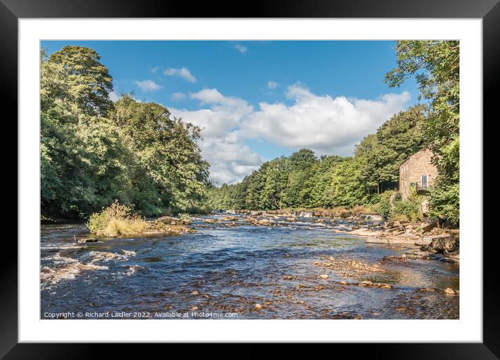 Demesnes Mill, Barnard Castle, Teesdale Framed Mounted Print by Richard Laidler