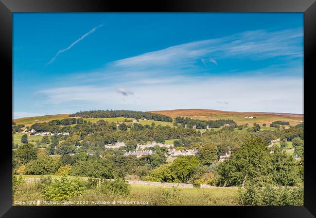 Middleton in Teesdale from Lonton Framed Print by Richard Laidler