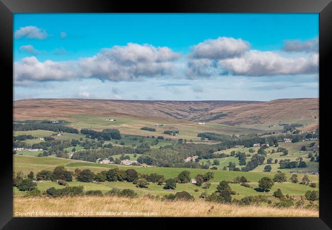 The Hudes Hope from Harker Hill, Teesdale Framed Print by Richard Laidler