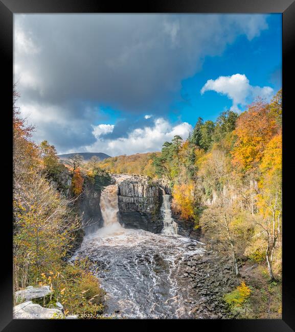 Autumn Splendour at High Force Waterfall, (2) Framed Print by Richard Laidler