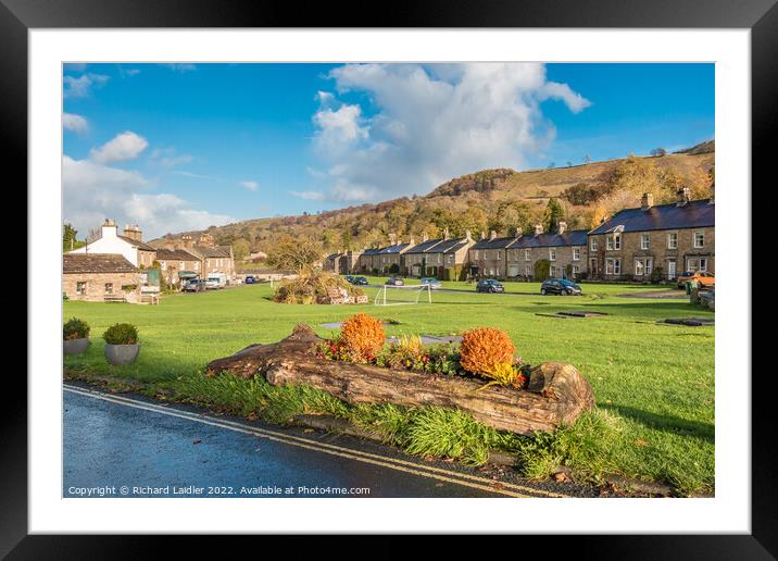 West Burton Village, Wensleydale, Yorkshire Dales Framed Mounted Print by Richard Laidler