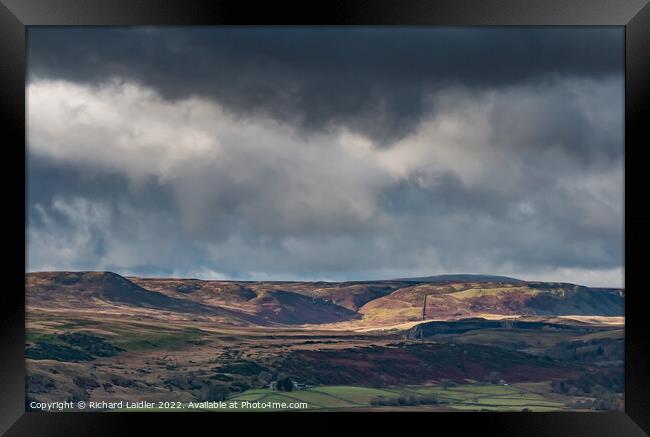 Cronkley Fell Drama Framed Print by Richard Laidler