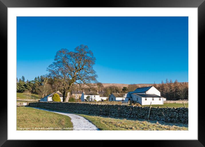 Bowlees Farm, Teesdale Framed Mounted Print by Richard Laidler