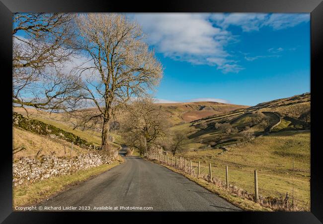 Approaching Keld, Swaledale, Yorkshire Dales Framed Print by Richard Laidler