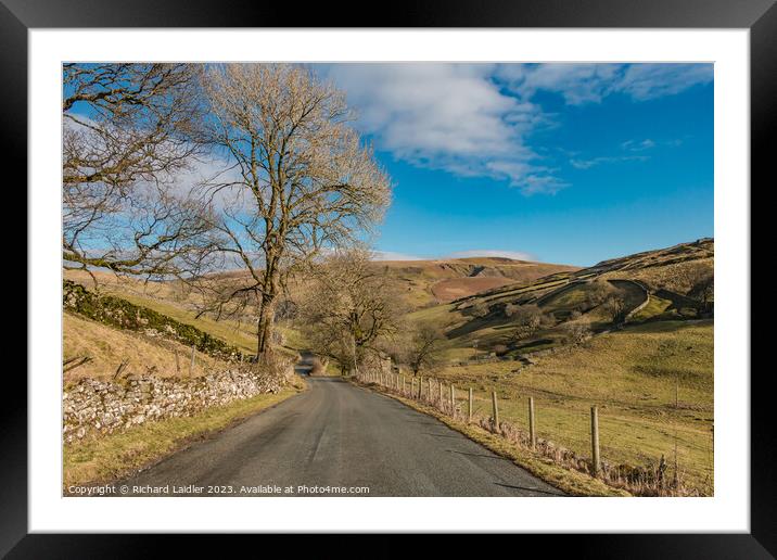 Approaching Keld, Swaledale, Yorkshire Dales Framed Mounted Print by Richard Laidler